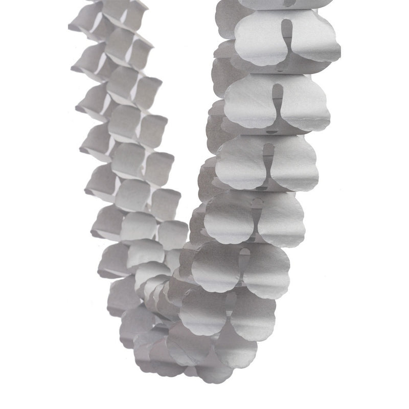 Honeycomb Garland Metallic Silver 4m Five Star