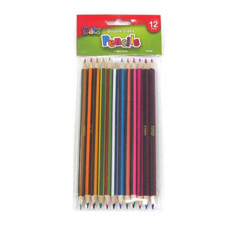 Pencil Colour Doubled Ended 12pk