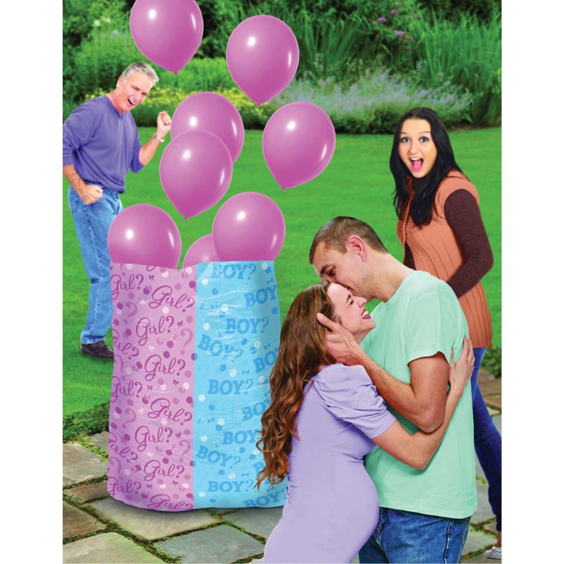 Gender Reveal Balloon Sack Girl