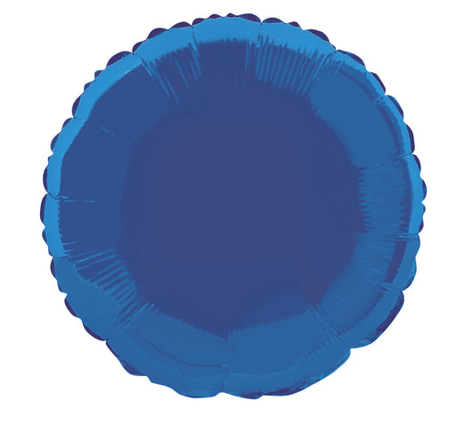 Royal Blue Round Foil Balloon 45cm
