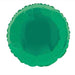 Solid Round Foil Balloon Green 45cm
