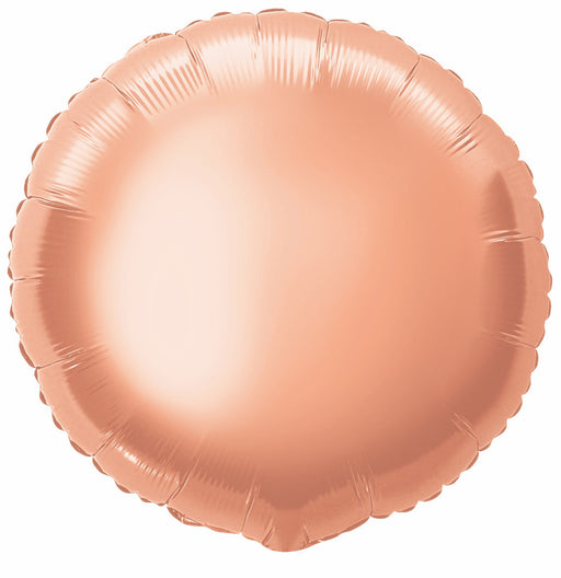 Rose Gold Round Foil Balloon 45cm