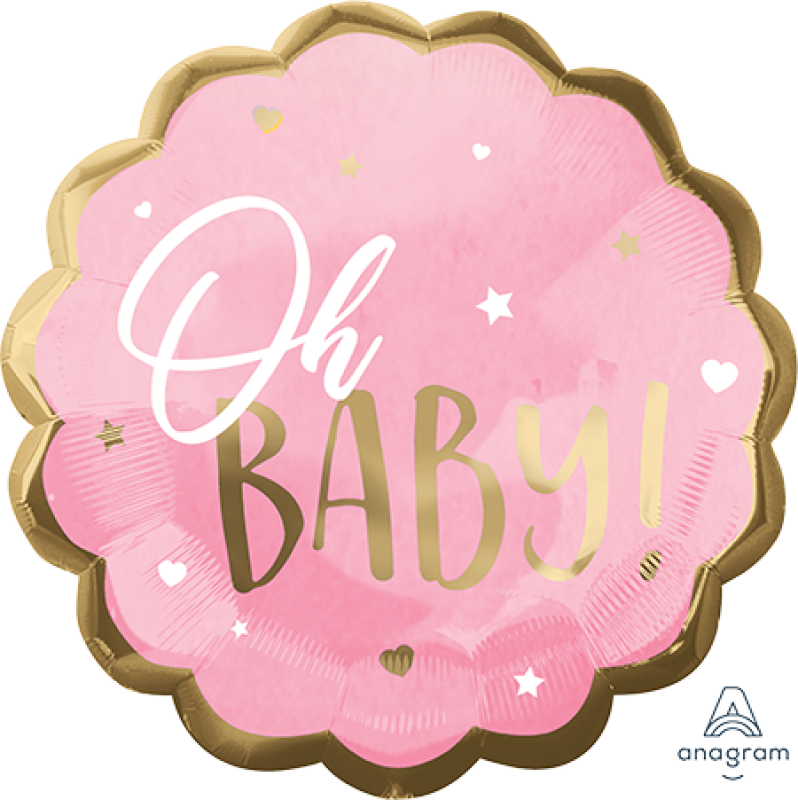 Jumbo HX Pink Baby Girl Oh BABY 55cm