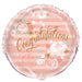 Floral Congratulations Foil Balloon 45cm