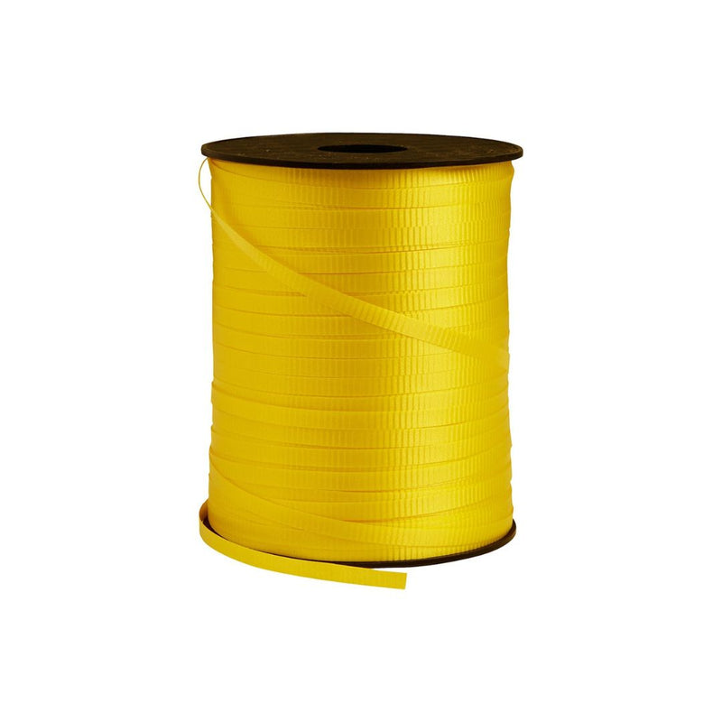 FS Crimped Ribbon 5mm x 500Y Spool Yellow