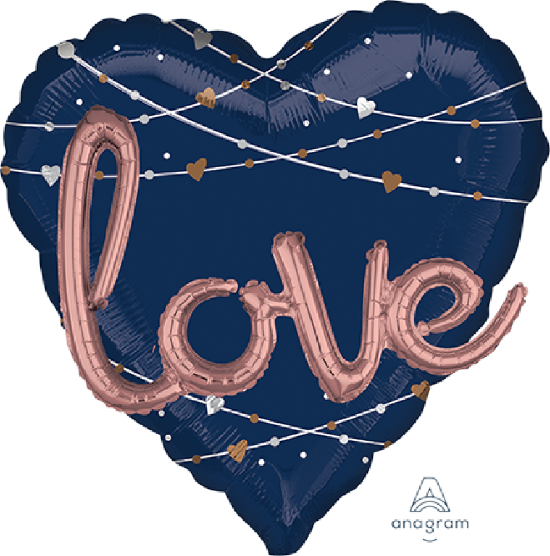 Multi-Balloon Navy Wedding P75