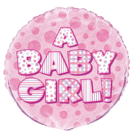 Baby Girl Foil Balloon 45cm