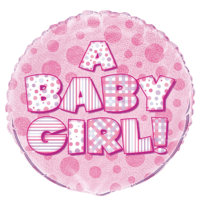 Baby Girl Foil Balloon 45cm