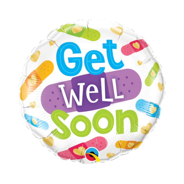Foil Balloon 45Cm Get Well Soon Bandages