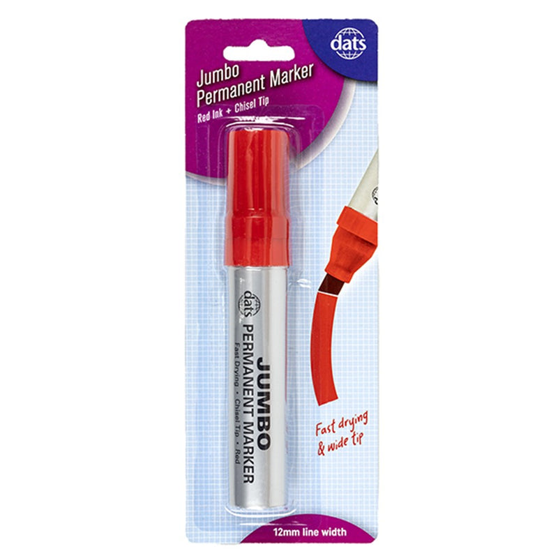 Marker Permanent Jumbo 1pk Red