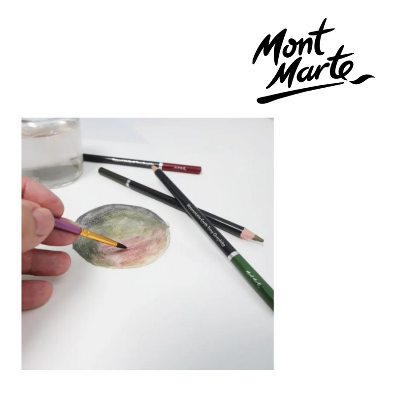 Mont Marte Watersoluble Earth Tones 12pc