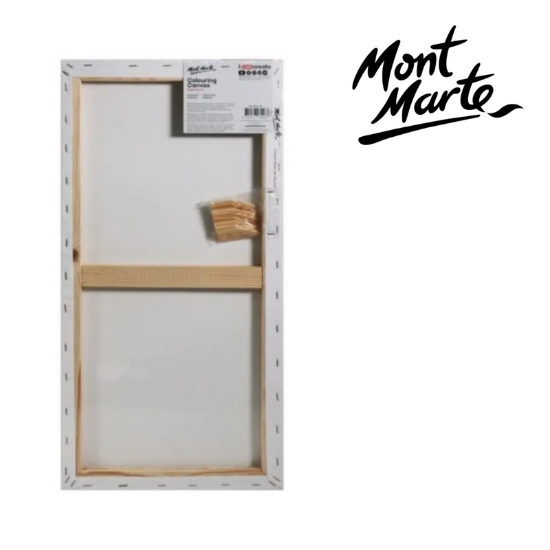 Mont Marte Colouring Canvas Asstd 30x60cm