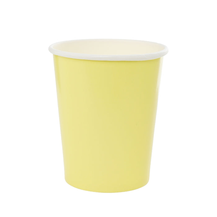 FS Paper Cup Pastel Yellow (260ml,10pk)