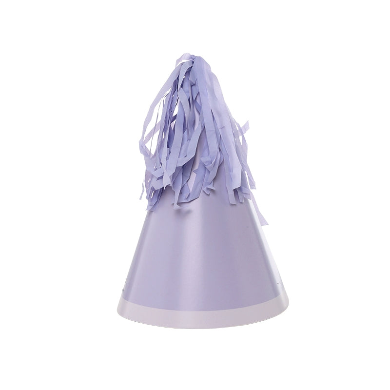 Party Hat with Tassel Topper Pastel Lilac 10pk Five Star