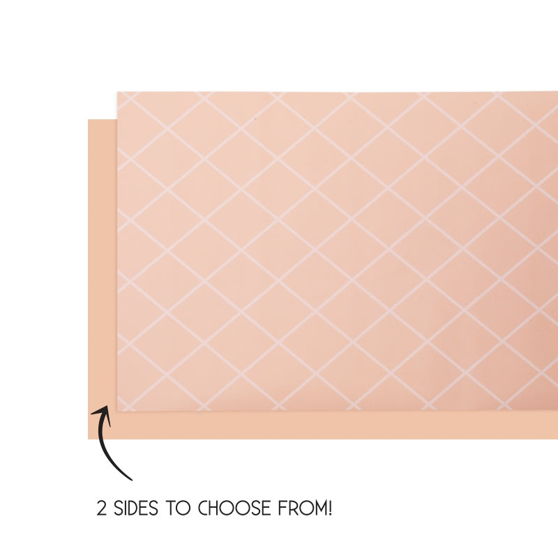FS Table Runner Reversible Peach 4mx35cm