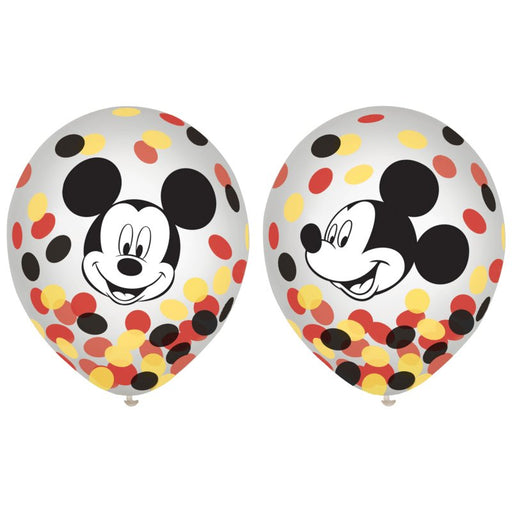 Mickey Mouse Forever Latex Balloons & Confetti 30cm