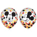 Mickey Mouse Forever Latex Balloons & Confetti 30cm