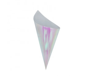 FS Paper Snack Cone Iridescent 10pk