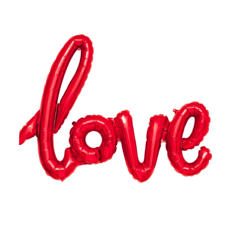Ronis Banner Kit Foil Balloon 59cm Love Red