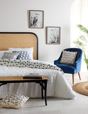 SH Monteray Cushion White/Blue 45x10x45cm