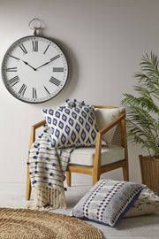 SH Monteray Cushion White/Blue 45x10x45cm