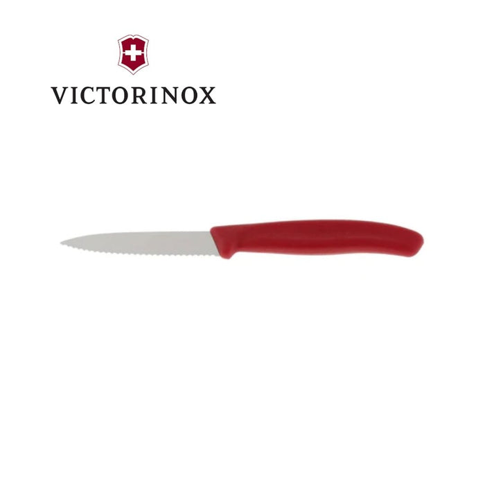 Victx Paring, 8Cm Pointed,Wavy,Red