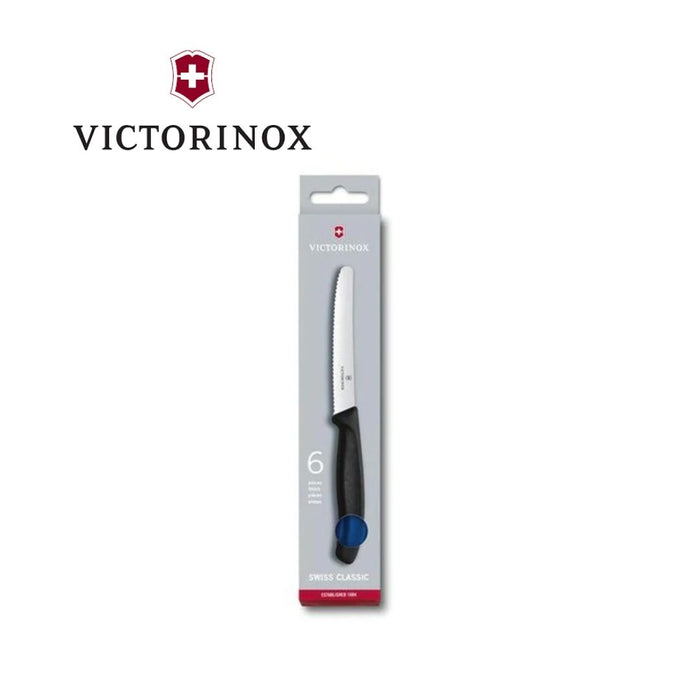 Victorinox Blue Steak & Tomato Knife Wavy Edge 11cm