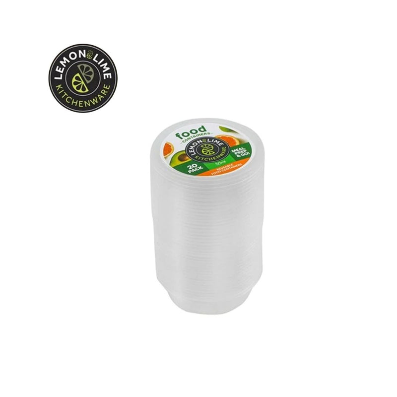 Lemon And Lime Reusable Sauce Container 50Ml25Pk
