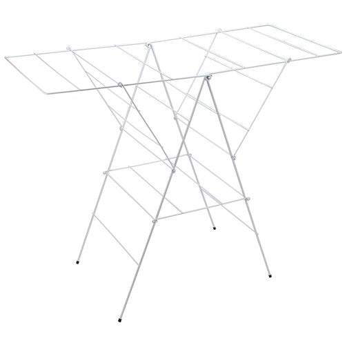 FOLDABLE WIRE CLOTHES AIRER 126X54X100CM 20 RAILS