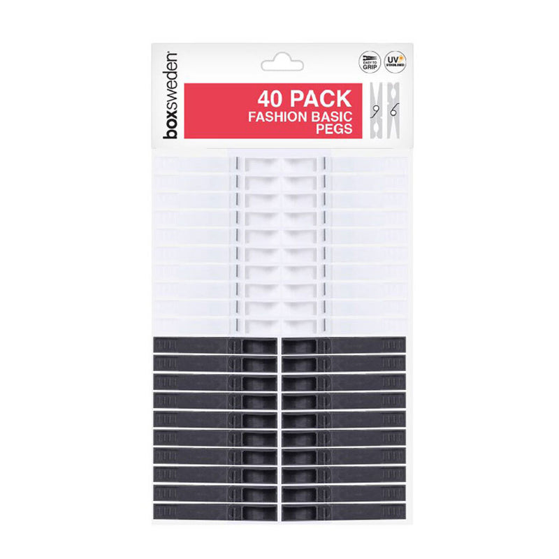 HANGIT ESSENTIALS CLOTHES PEGS 40PK