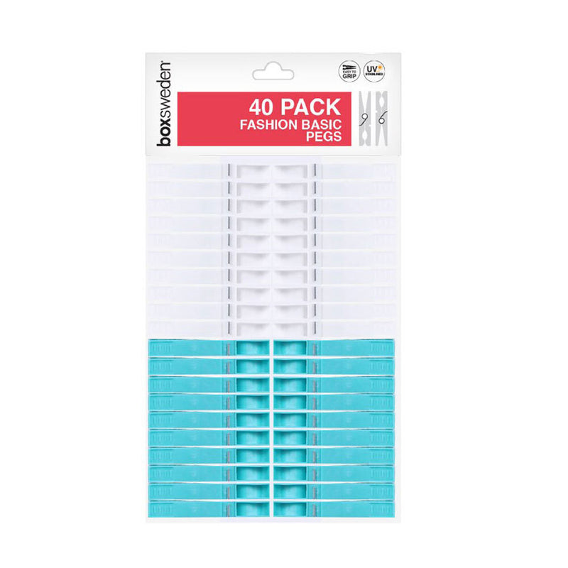 HANGIT ESSENTIALS CLOTHES PEGS 40PK