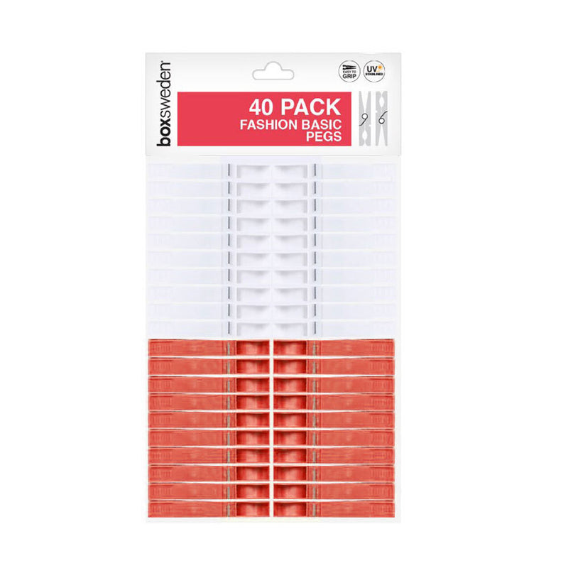HANGIT ESSENTIALS CLOTHES PEGS 40PK