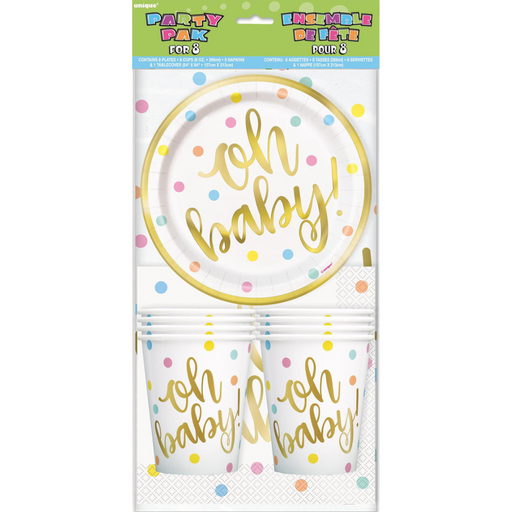 Oh Baby Party Pack For 8
