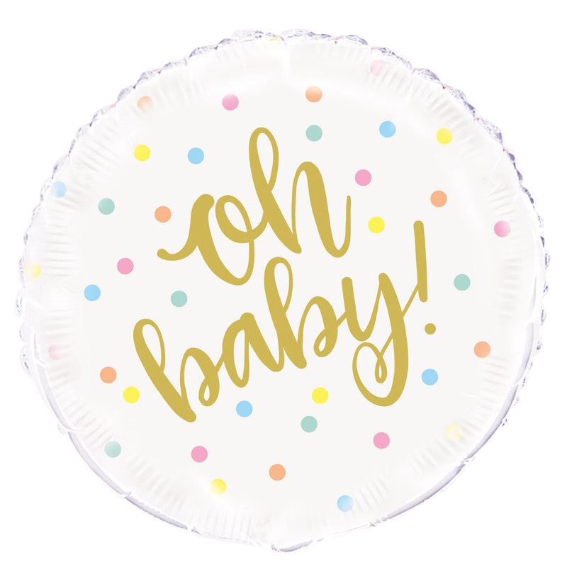 Oh Baby Foil Balloon 45cm