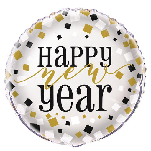 Happy New Year Foil Balloon 45cm
