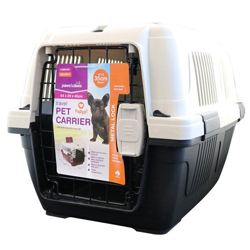 Deluxe Pet Carrier With Lock Large 63X41X40Cm