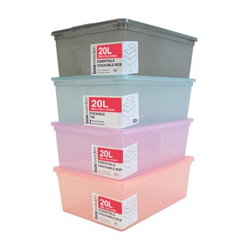 Essentials Stackable Box 20L 39.5X34X16.5Cm