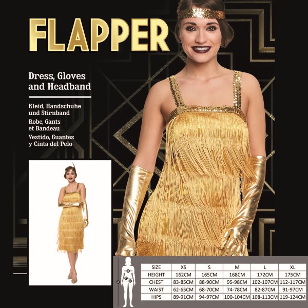 Gold Flapper Medium