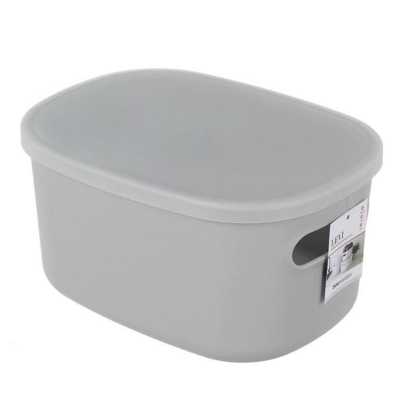 Levi Storage Container W/Lid 26.5X22X15Cm