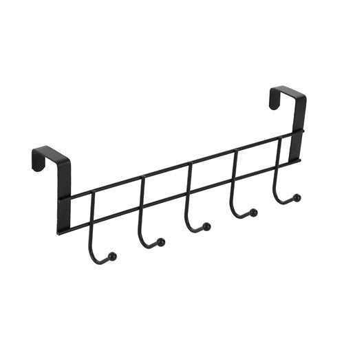 WIRE OVER DOOR 5 HOOK HANGER 25X6X9CM