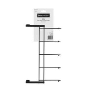 WIRE OVER DOOR 5 HOOK HANGER LARGE 38CM BLACK – thumbnail