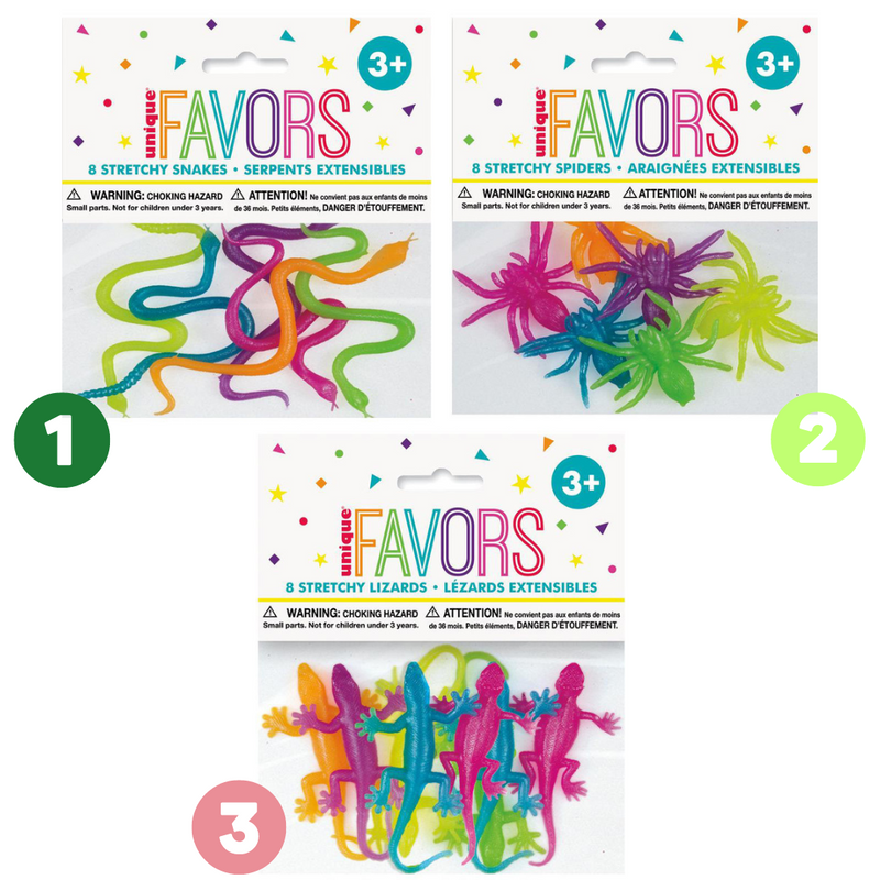 Stretchy Critters Assorted 8pk