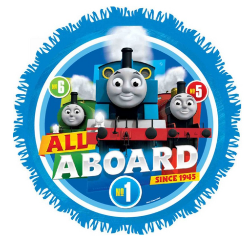 Thomas All Aboard Expandable Pull String Drum Pinata