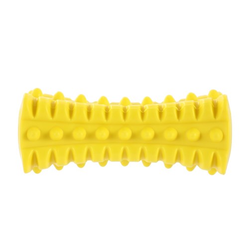 FLAVOUR-BONE SPIKY BONE BEEF FLAVOURED RUBBER TOY
