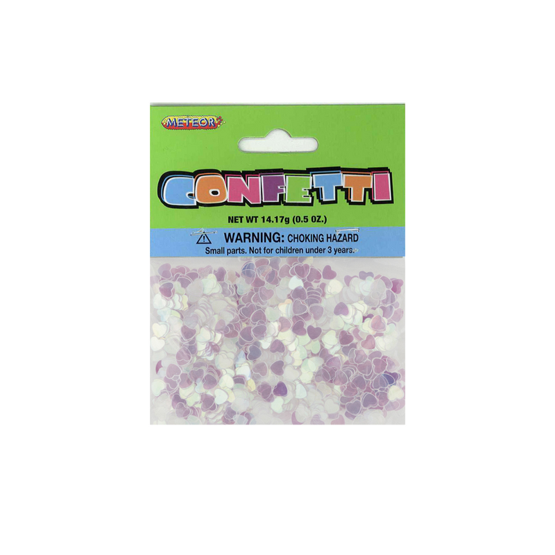 IRIDESCENT HEARTS CONFETTI 0.5oz