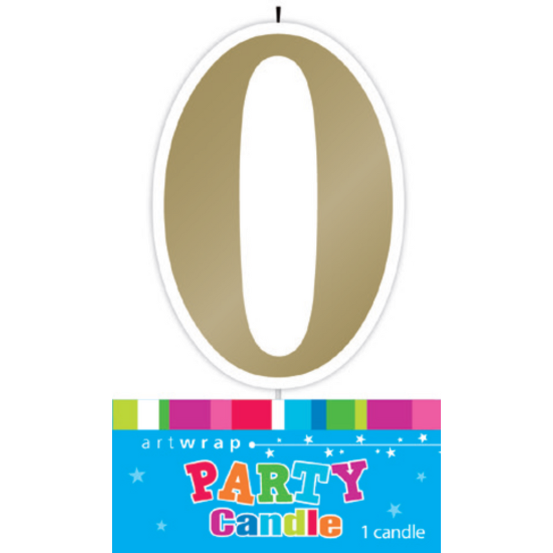 Party Candle #0 Gold