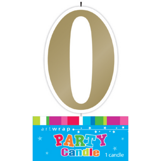 Party Candle #0 Gold