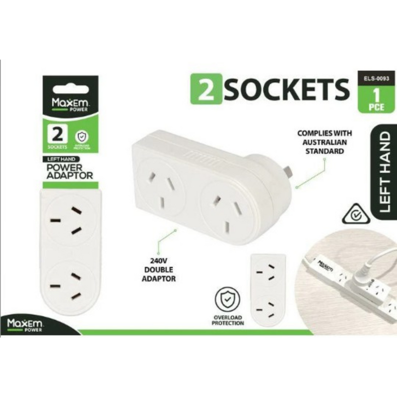 2xSocket Adaptor-Surge - Vertical