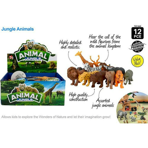Jungle Animal Asstd 11-14cm