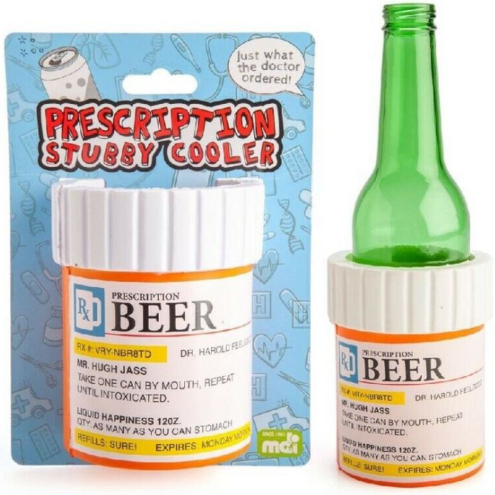 Stubby Cooler Beer Prescription